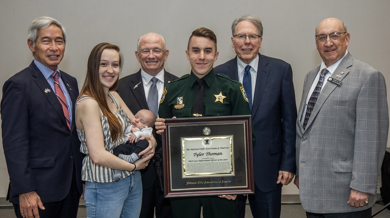 NRA Honors Deputy Tyler Thoman, the 2021 Law Enforcement Officer of the Year