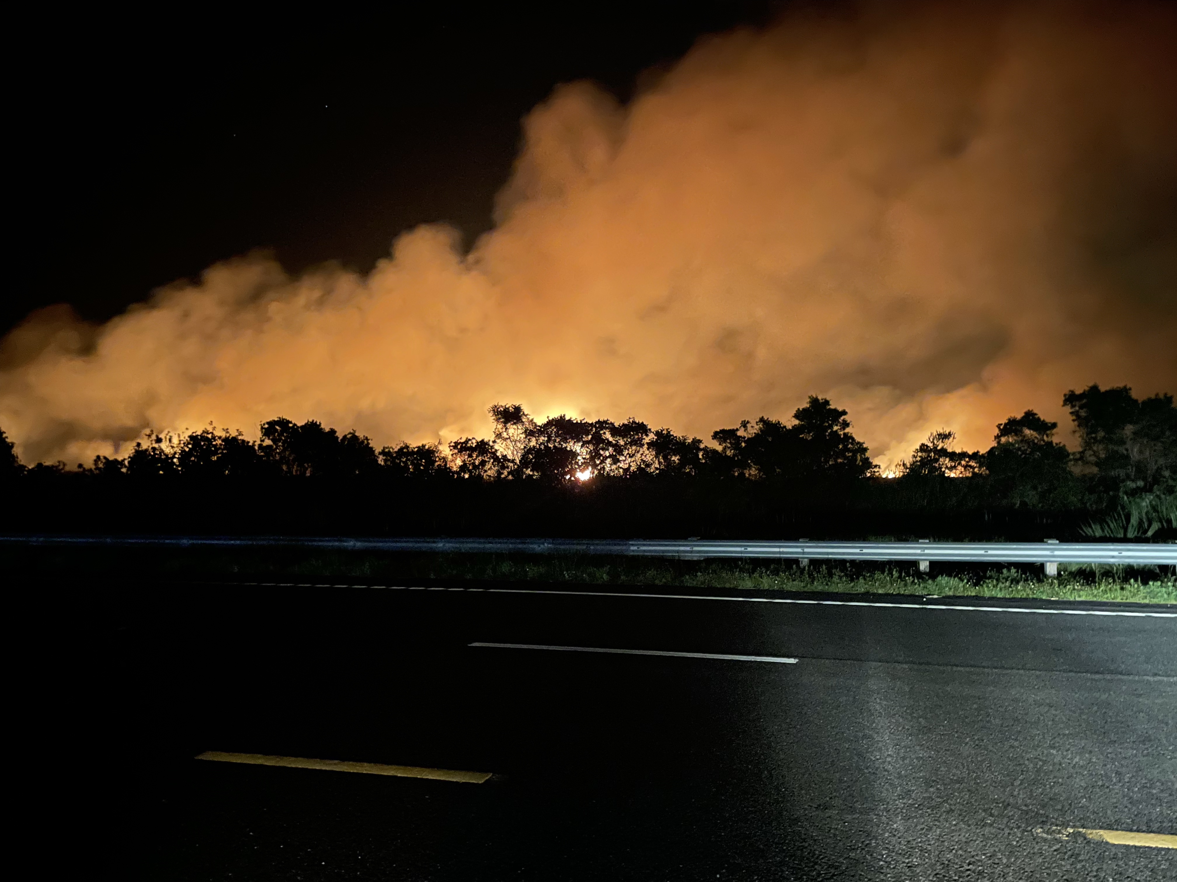 Florida Fire Service Battling ‘Plantation Fire’, Suspected to be Sparked by Lightning