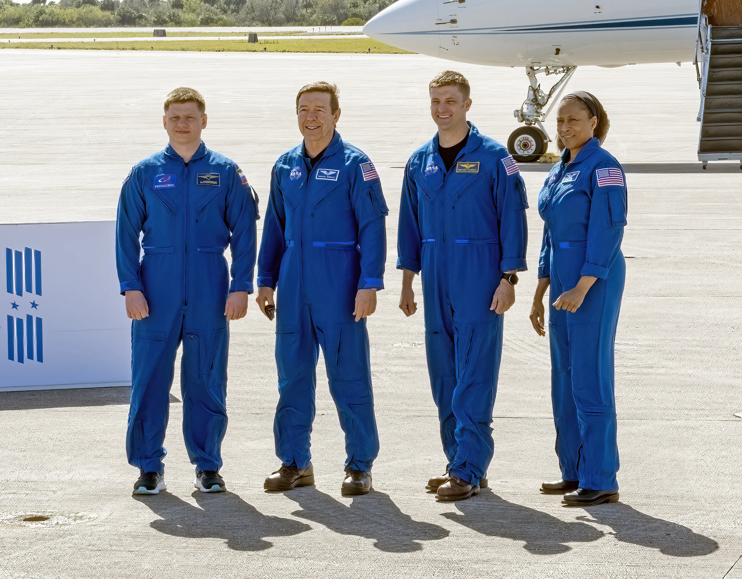 Crew-8 Astronauts Arrive At KSC; Flight Readiness Review Completed