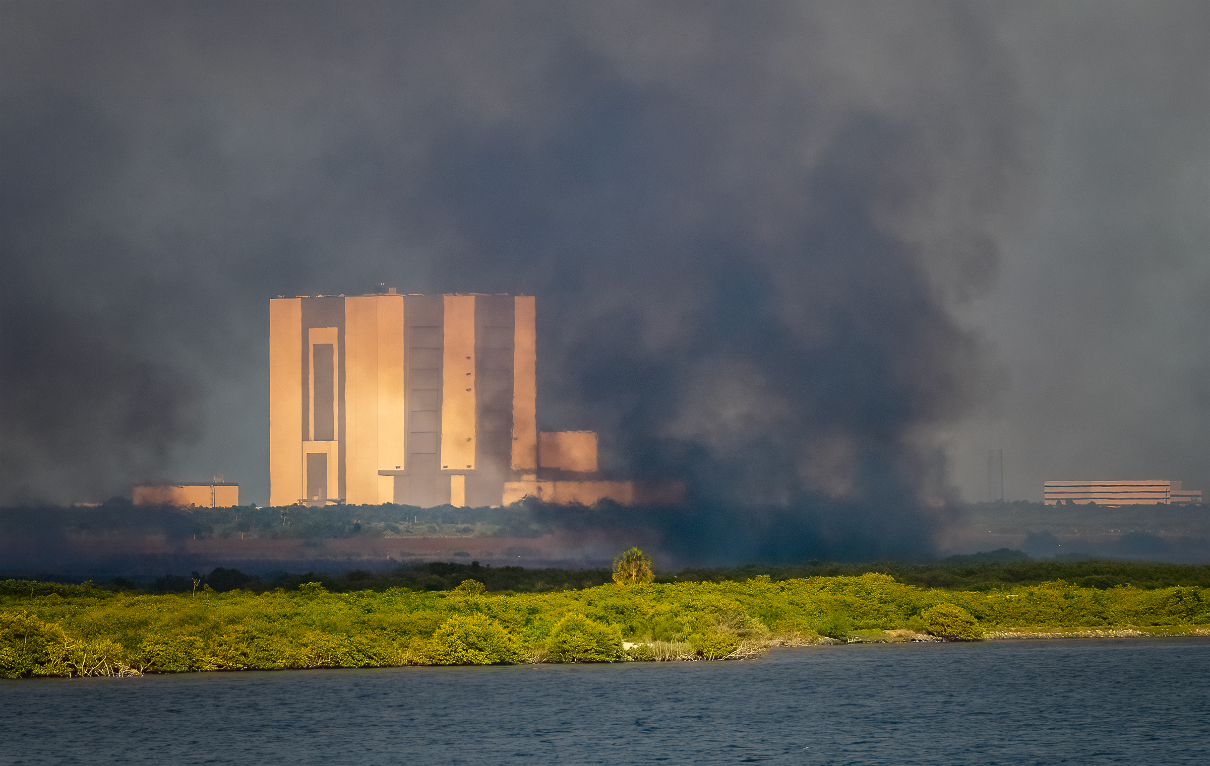 Lightning Touches Off Wildfire In Merritt Island Wildlife Refuge, Space Center Is Safe (Updated)