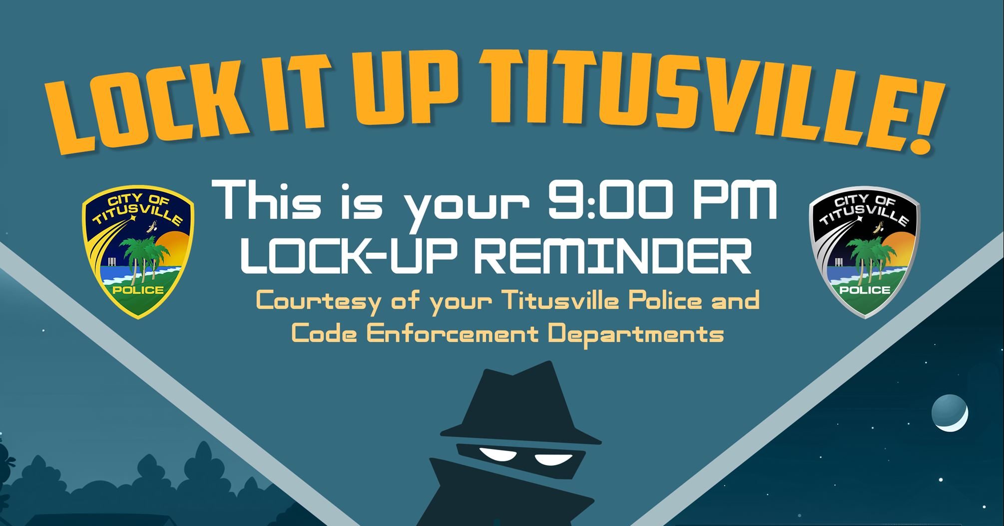 Titusville Police Launch Summer Crime Prevention Campaign with Social Media Reminders