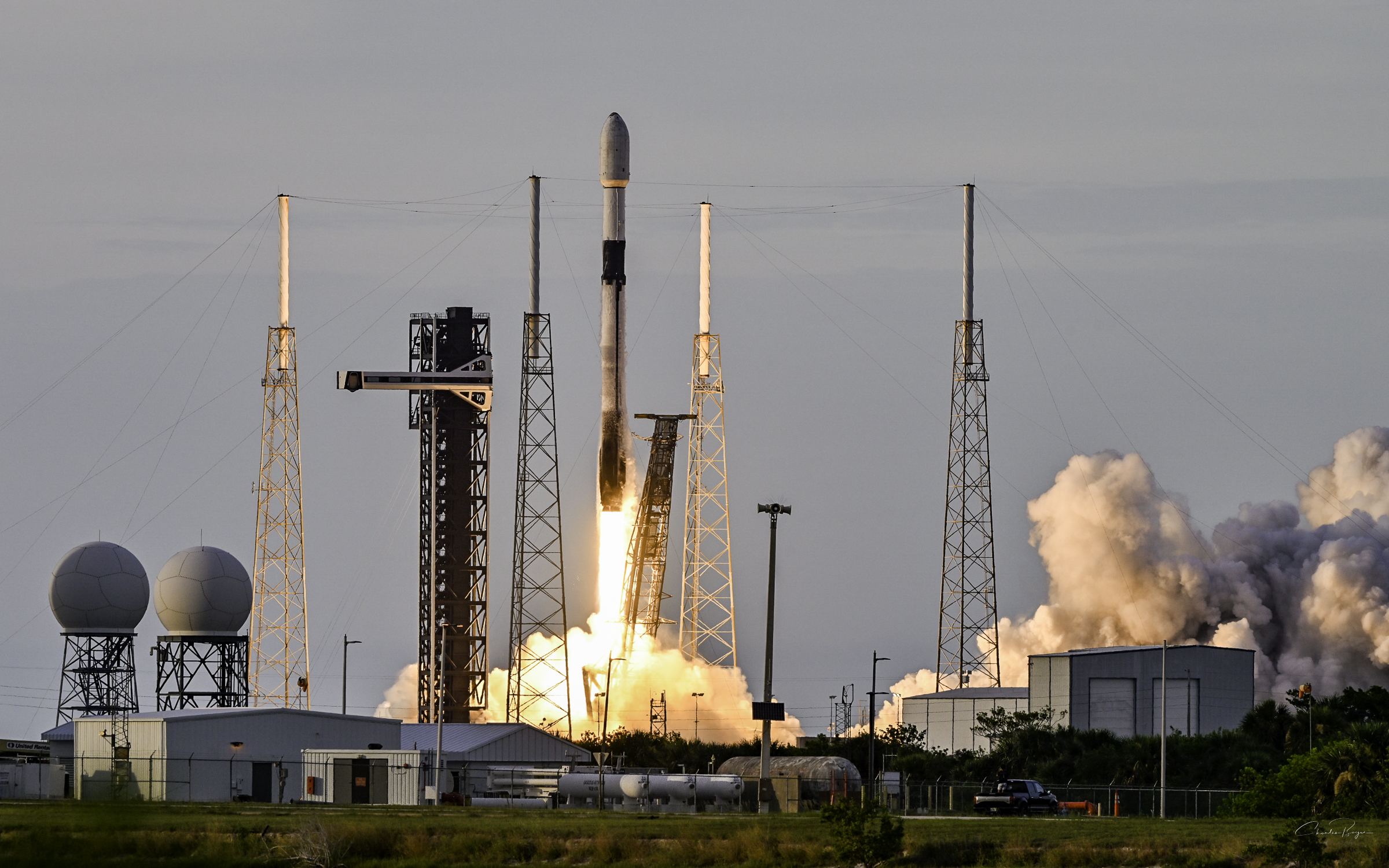 SpaceX Waits Out Lightning, Launches Turksat-6A