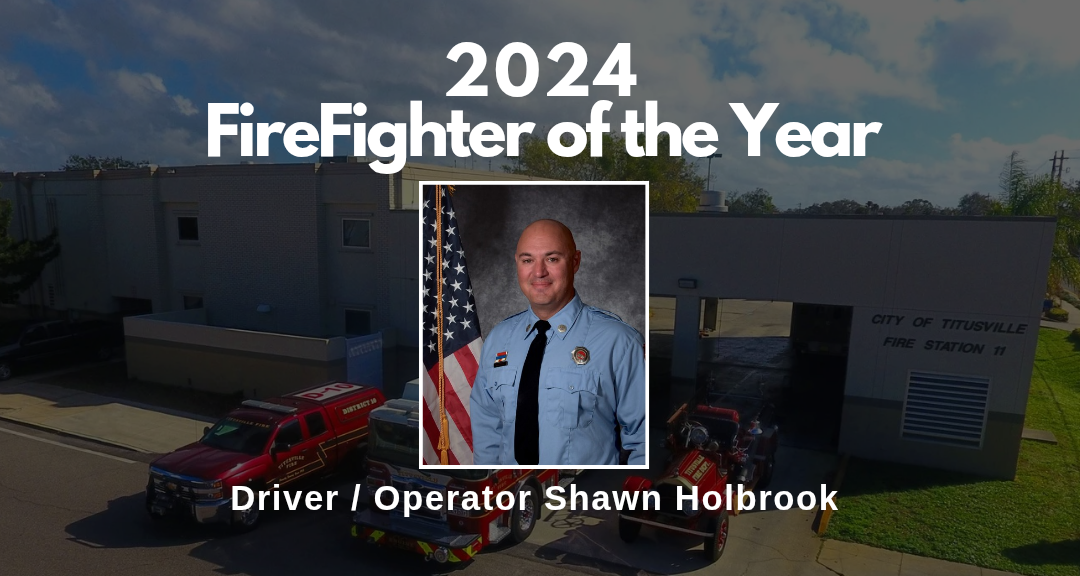 Titusville Firefighter Honored as Firefighter of the Year for Heroic Off-Duty Rescue