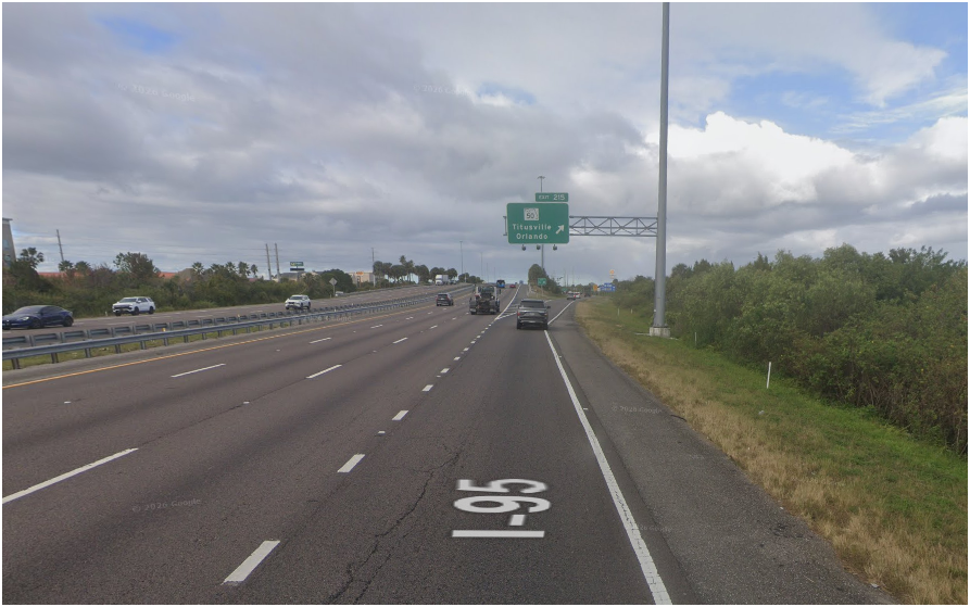 Overnight Ramp Closures Scheduled for I-95 Interchanges in Titusville