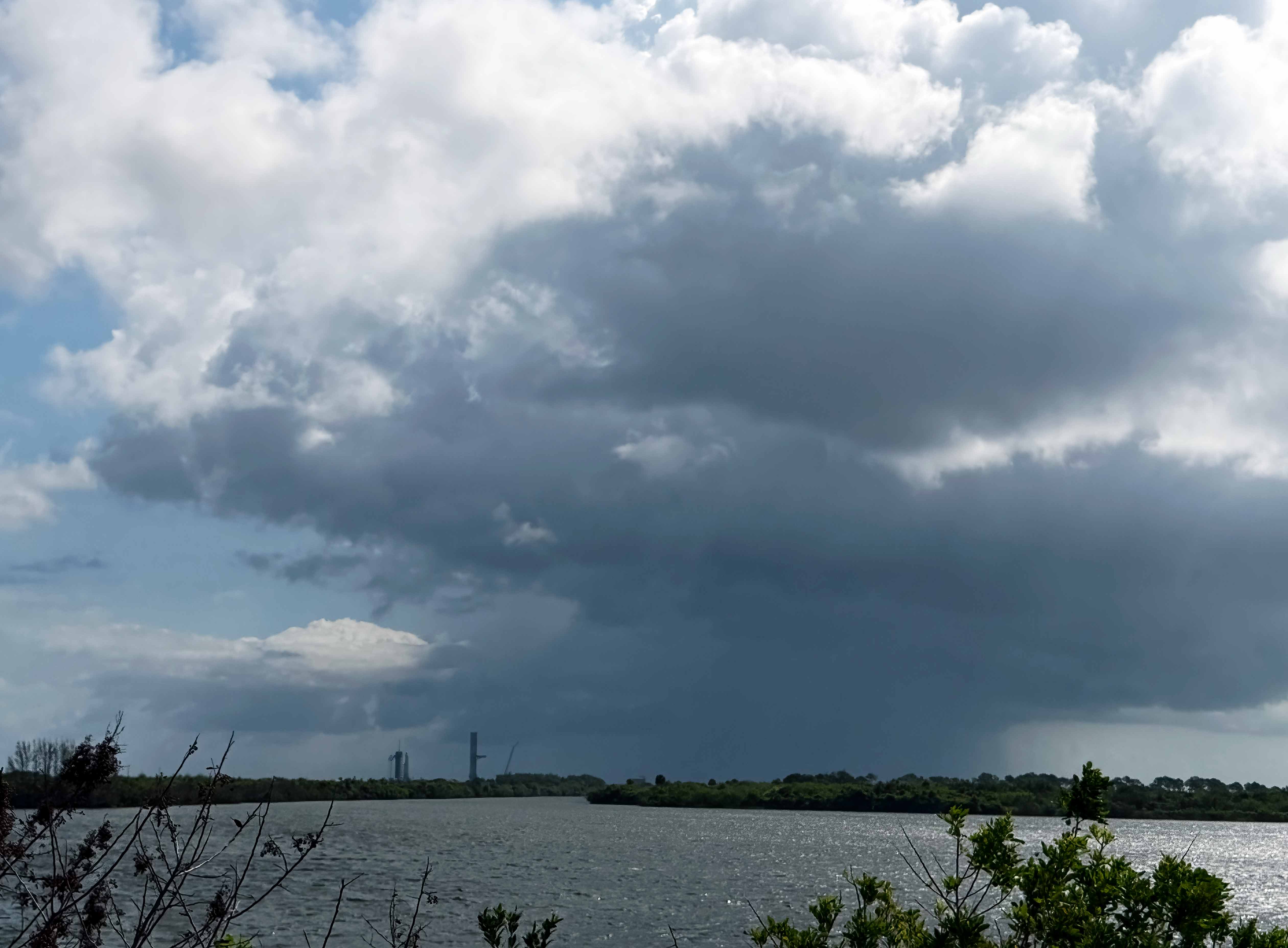 Launch Report: Shower Scrubs Falcon Heavy, Atlas V Lifts Off Later