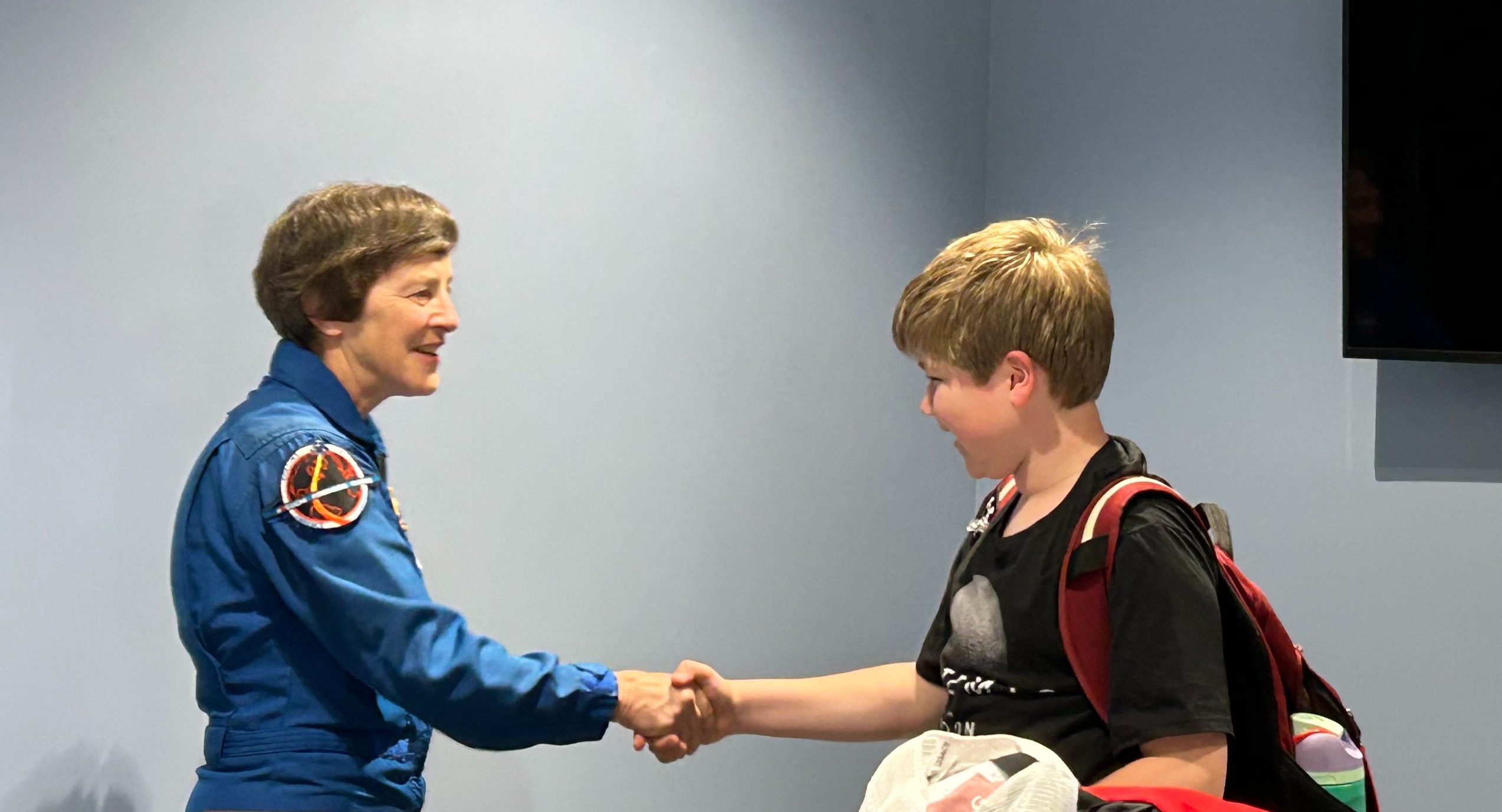 Viral ‘Artemis Kid’ Hilt Boling Meets Astronaut Following Historic Launch