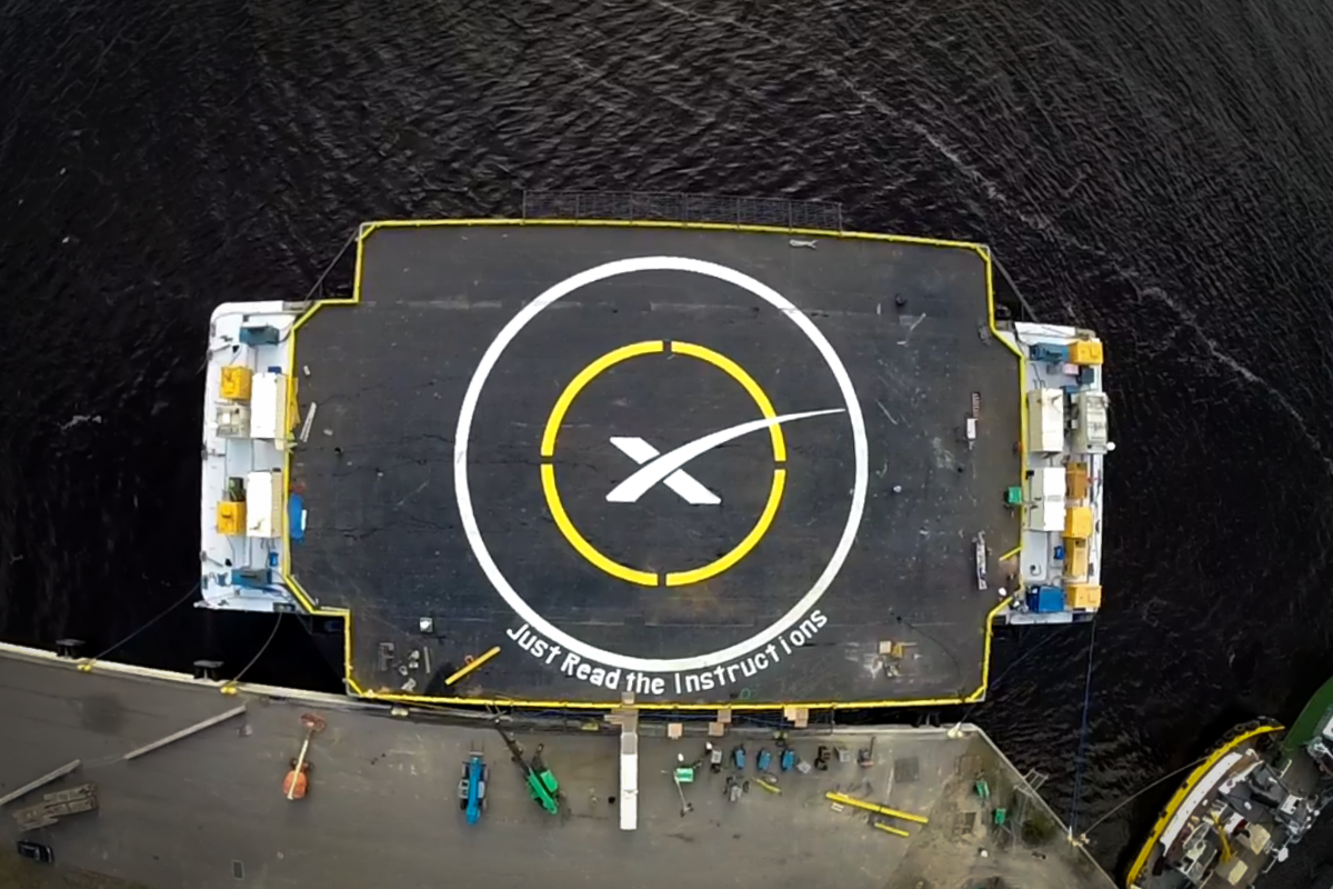 SpaceX Announces Retirement Of ‘Just Read The Instructions’ As An Falcon 9 Landing Barge