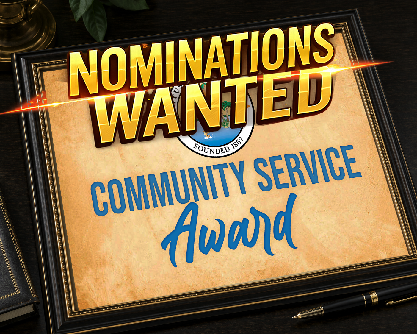 Titusville Seeks Nominations for 2026 Community Service Award