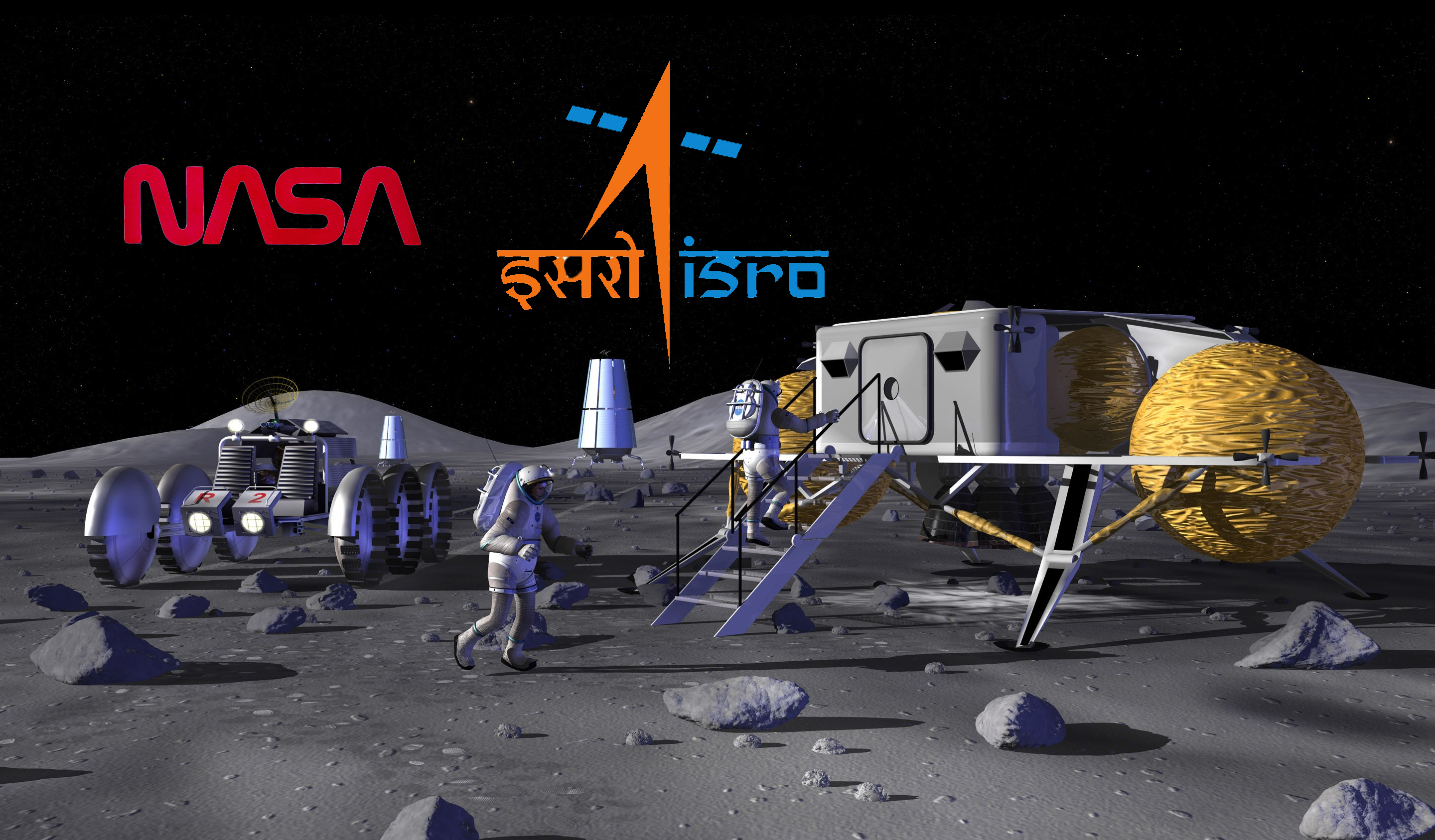 NASA Opens Moon Base Door To India