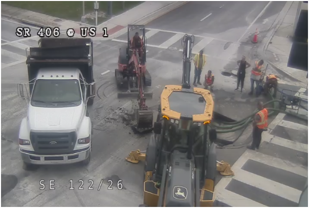 Water Main Rupture Causes Road Closure and Precautionary Boil Water Notice in Titusville